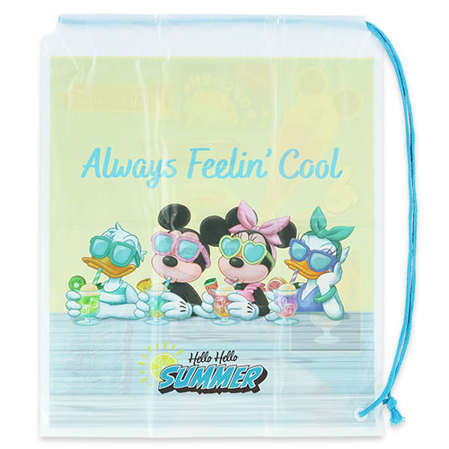 JUNE 11 PREORDER - Tokyo Disney Resort - Hello Hello Summer - Mickey & Friends - Vinyl Bag