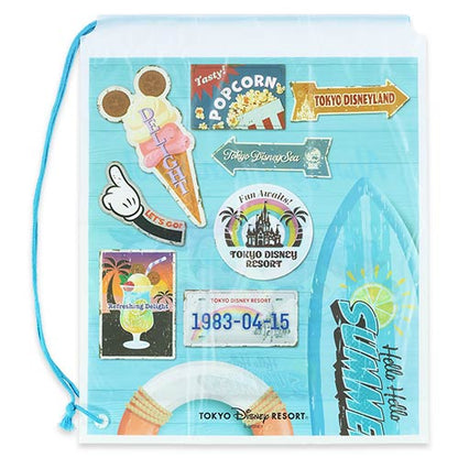 Tokyo Disney Resort - Hello Hello Summer - Mickey & Friends - Vinyl Bag