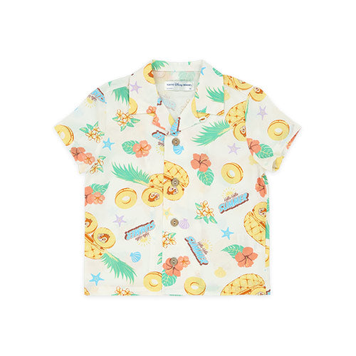 JUNE 11 PREORDER - Tokyo Disney Resort - Hello Hello Summer -Chip & Dale- Baby Hawaiian T-Shirt (90cm)