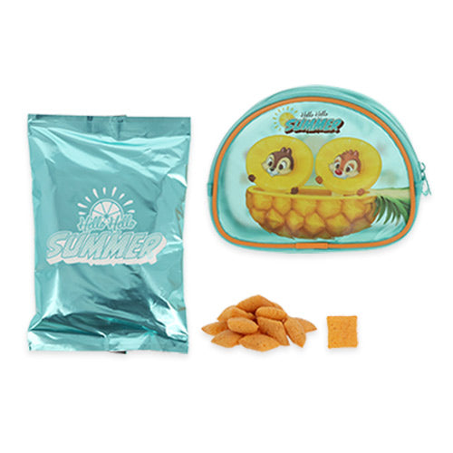 JUNE 11 PREORDER - Tokyo Disney Resort - Hello Hello Summer - Chip & Dale - Cheese Filled Snacks with Pouch