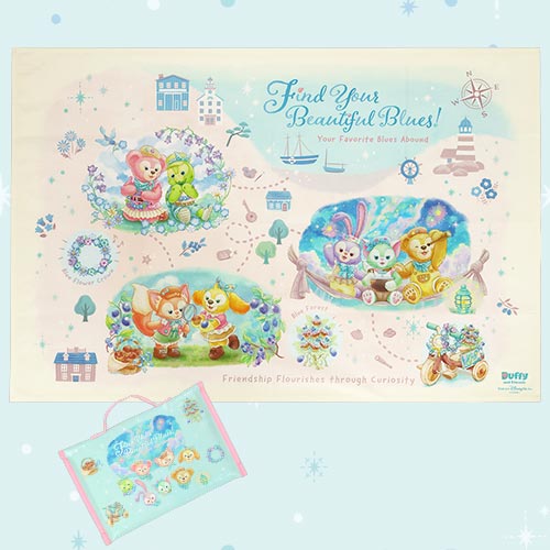 JULY 8 PREORDER - Disneysea Limited - Duffy & Friends - Find Your Beautiful Blues - Picnic Sheet