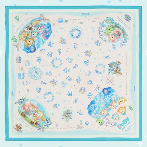 JULY 8 PREORDER - Disneysea Limited - Duffy & Friends - Find Your Beautiful Blues - Bandana