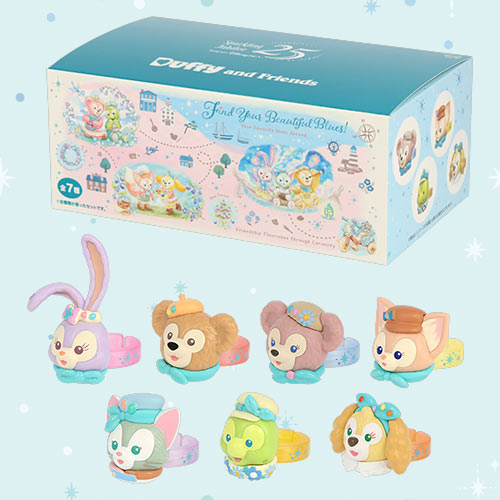 JULY 8 PREORDER - Disneysea Limited - Duffy & Friends - Find Your Beautiful Blues - Ring Blind Box (Full set)