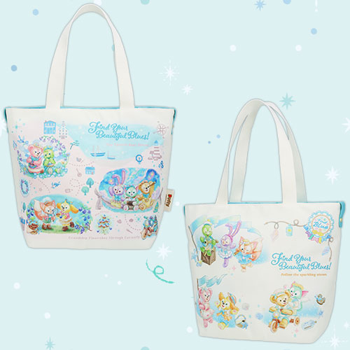 JULY 8 PREORDER - Disneysea Limited - Duffy & Friends - Find Your Beautiful Blues - Tote Bag