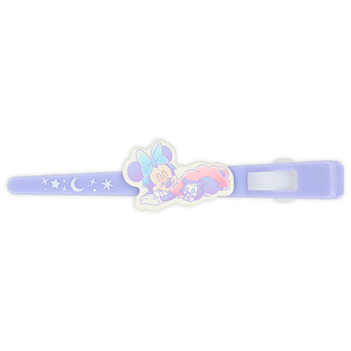 JUNE 25 PREORDER - Tokyo Disney Resort - Dreamy Starry Time - Minnie Mouse & Figaro - Hair Clip