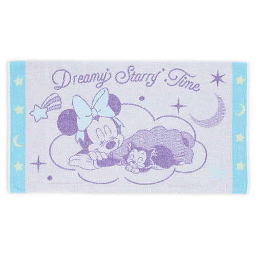 JUNE 25 PREORDER - Tokyo Disney Resort - Dreamy Starry Time - Minnie Mouse & Figaro - Pillowcase