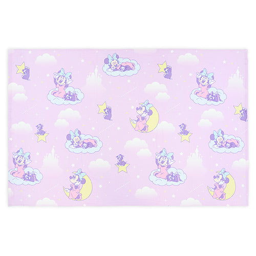 JUNE 25 PREORDER - Tokyo Disney Resort - Dreamy Starry Time - Minnie Mouse & Figaro - Towel Blanket