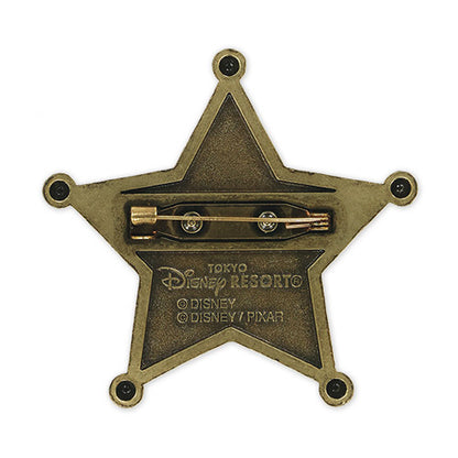 JULY 1 PREORDER - Tokyo Disney Resort - Fun Time with Toy Story 5 - Woody Sheriff Brooch