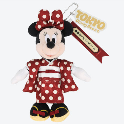 OCT 8 PREORDER - Tokyo Disney Resort - Minnie Mouse - Japanese Style - Kimono Plush Keychain
