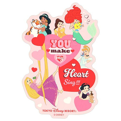 JULY 16 PREORDER - Tokyo Disney Resort - Disney Princess - Sticker with Pouch