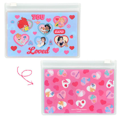 JULY 16 PREORDER - Tokyo Disney Resort - Disney Princess - Sticker with Pouch