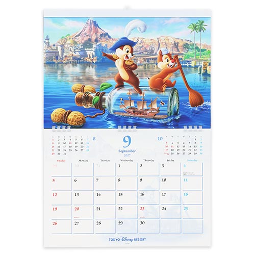 AUG 13 PREORDER - Tokyo Disney Resort - Mickey & Friends - 2027 Calendar