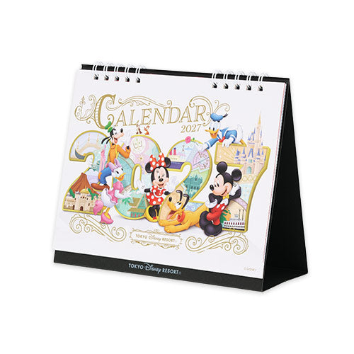AUG 13 PREORDER - Tokyo Disney Resort - Mickey & Friends - 2027 Calendar (Desk Version)