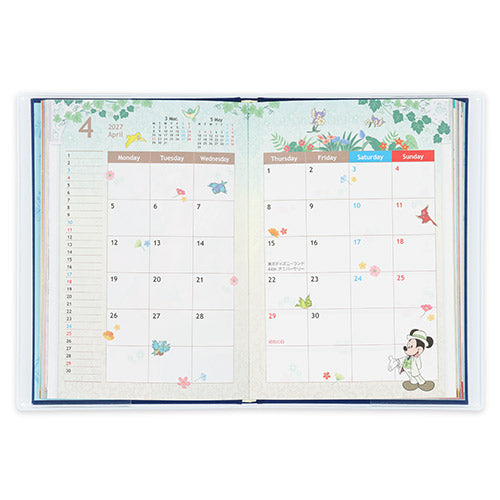 AUG 13 PREORDER - Tokyo Disney Resort - Mickey & Friends / Cinderella Castle - 2027 Pocket Book / Diary