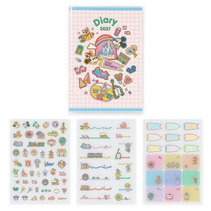 AUG 13 PREORDER - Tokyo Disney Resort - Park Icons - 2027 Pocket Book / Diary