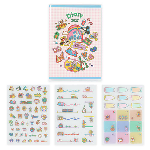 AUG 13 PREORDER - Tokyo Disney Resort - Park Icons - 2027 Pocket Book / Diary