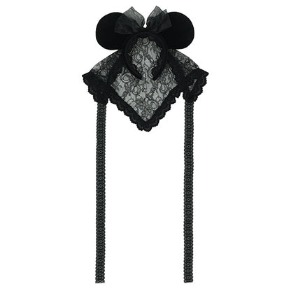 SEPT 15 PREORDER - Tokyo Disney Resort - Halloween 2026 - Black Lace Scarf - Minnie Ears