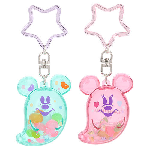 SEPT 15 PREORDER - Tokyo Disney Resort - Halloween 2026 - Ghost Mickey & Minnie - Keychain Set