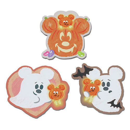 SEPT 15 PREORDER - Tokyo Disney Resort - Halloween 2026 - Ghost Mickey - Magnet Set