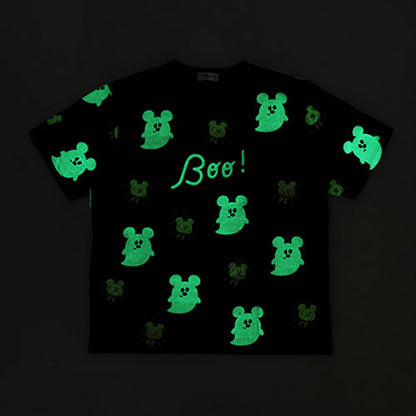 SEPT 15 PREORDER - Tokyo Disney Resort - Halloween 2026 - Ghost Mickey - Oversized Glow In the Dark T-Shirt - Unisex