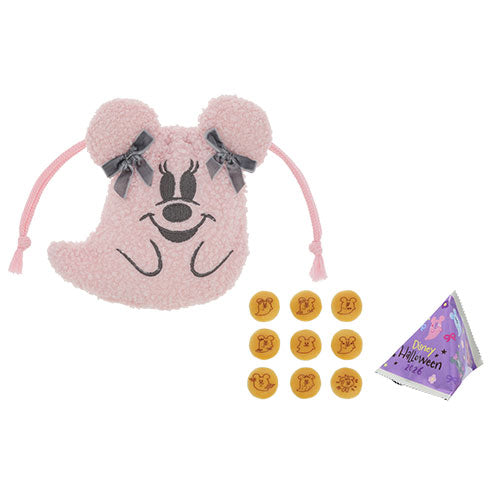SEPT 15 PREORDER - Tokyo Disney Resort - Halloween 2026 - Ghost Minnie - Cream Filled Biscuits with Plush Pouch
