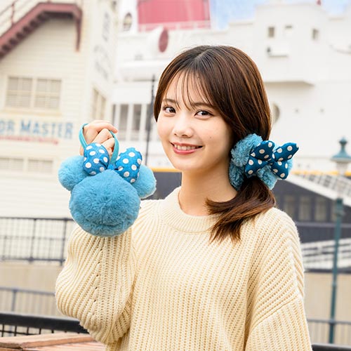 OCT 1 PREORDER - Disneysea 25th Anniversary - Sparkling Jubilee - Fluffy Minnie Mouse - Pouch Charm