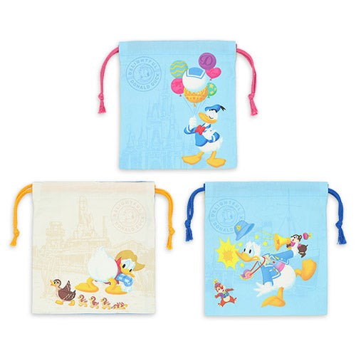 OCT 15 PREORDER - Tokyo Disney Resort - Donald Duck - Drawstring Bag Set
