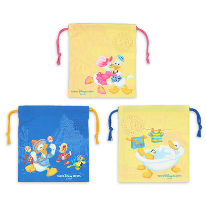 OCT 15 PREORDER - Tokyo Disney Resort - Donald Duck - Drawstring Bag Set
