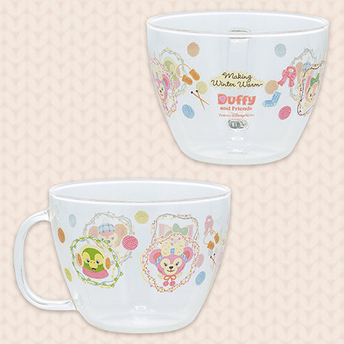NOV 4 PREORDER - Disneysea Limited - Duffy & Friends - Christmas 2026 - Heat-resistant Glass Mug