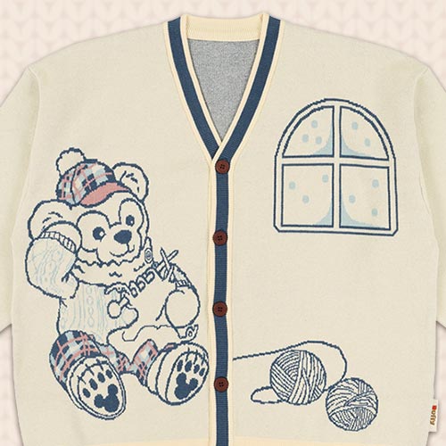 NOV 4 PREORDER - Disneysea Limited - Duffy & Friends - Christmas 2026 - Duffy Knitted Cardigan (Unisex)