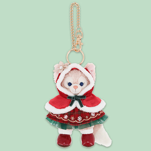NOV 4 PREORDER - Disneysea Limited - Duffy & Friends - Christmas 2026 - Lina Bell Plush Keychain (Santa)