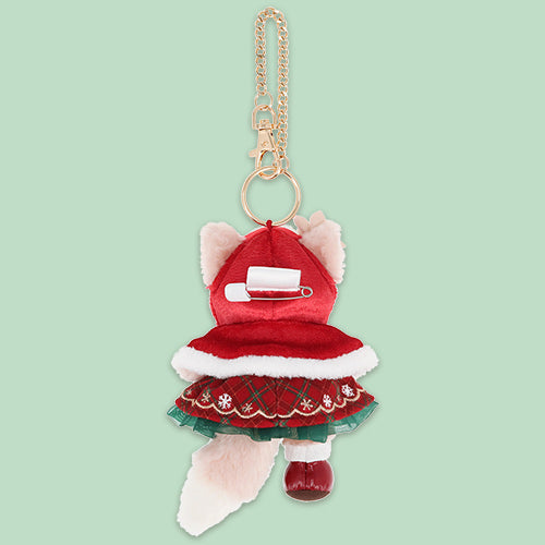 NOV 4 PREORDER - Disneysea Limited - Duffy & Friends - Christmas 2026 - Lina Bell Plush Keychain (Santa)