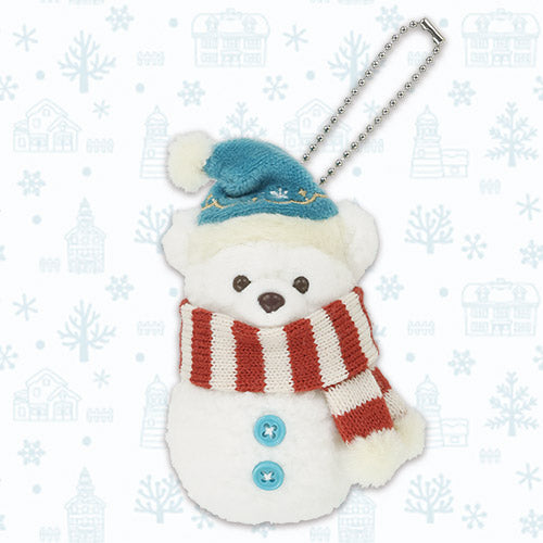 NOV 4 PREORDER - Disneysea Limited - Duffy & Friends - Christmas 2026 - Duffy Snowman Plush Charm