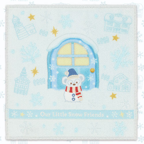 NOV 4 PREORDER - Disneysea Limited - Duffy & Friends - Christmas 2026 - Duffy Snowman Mini Towel