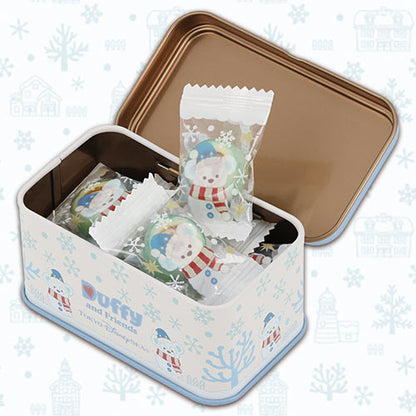NOV 4 PREORDER - Disneysea Limited - Duffy & Friends - Christmas 2026 - Snowman Figure - Candy Tin