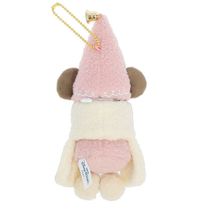 NOV 11 PREORDER - Tokyo Disney Resort - Christmas 2026 - Merry Lil Ring Ring - Mickey Mouse - Pink Plush Keychain