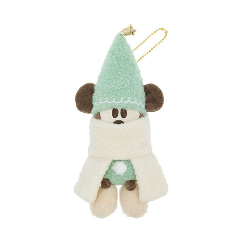 NOV 11 PREORDER - Tokyo Disney Resort - Christmas 2026 - Merry Lil Ring Ring - Mickey Mouse - Green Plush Keychain