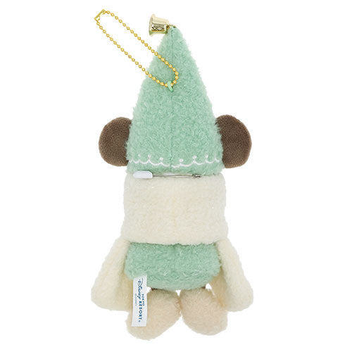 NOV 11 PREORDER - Tokyo Disney Resort - Christmas 2026 - Merry Lil Ring Ring - Mickey Mouse - Green Plush Keychain
