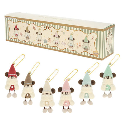 NOV 11 PREORDER - Tokyo Disney Resort - Christmas 2026 - Merry Lil Ring Ring - Mickey Mouse - Plush Charm Blind Box (Full set)