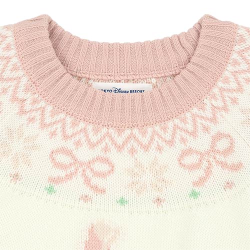 NOV 11 PREORDER - Tokyo Disney Resort - Christmas 2026 - Merry Lil Ring Ring - Mickey Mouse Unisex Pink Sweater