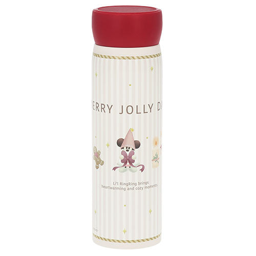 NOV 11 PREORDER - Tokyo Disney Resort - Christmas 2026 - Merry Lil Ring Ring - Mickey Mouse - Stainless Steel Bottle