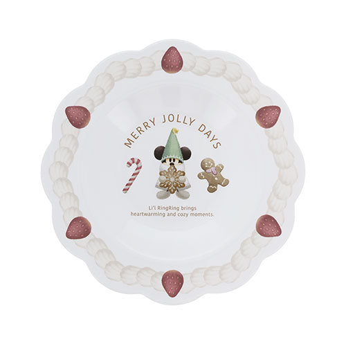 NOV 11 PREORDER - Tokyo Disney Resort - Christmas 2026 - Merry Lil Ring Ring - Mickey Mouse - Plate