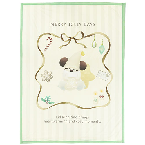 NOV 11 PREORDER - Tokyo Disney Resort - Christmas 2026 - Merry Lil Ring Ring - Mickey Mouse - Blanket