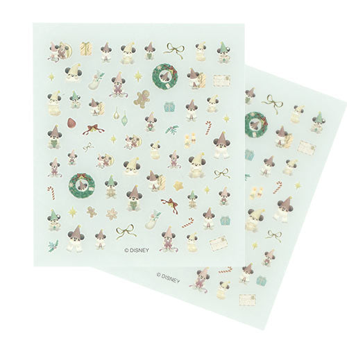 NOV 11 PREORDER - Tokyo Disney Resort - Christmas 2026 - Merry Lil Ring Ring - Mickey Mouse - Nail Sticker Set