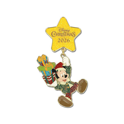 NOV 11 PREORDER - Tokyo Disney Resort - Christmas 2026 - Mickey Mouse Pin