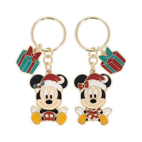 NOV 11 PREORDER - Tokyo Disney Resort - Christmas 2026 - Mickey & Minnie Mouse - Keychain Set