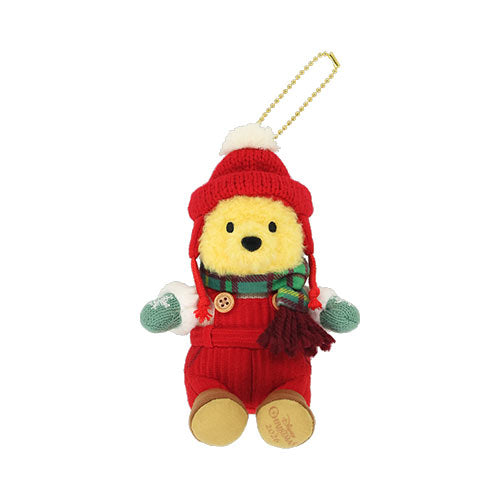 NOV 11 PREORDER - Tokyo Disney Resort - Christmas 2026 - Winnie the Pooh - Plush Keychain