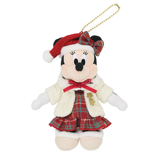 NOV 11 PREORDER - Tokyo Disney Resort - Christmas 2026 - Minnie Mouse - Plush Keychain