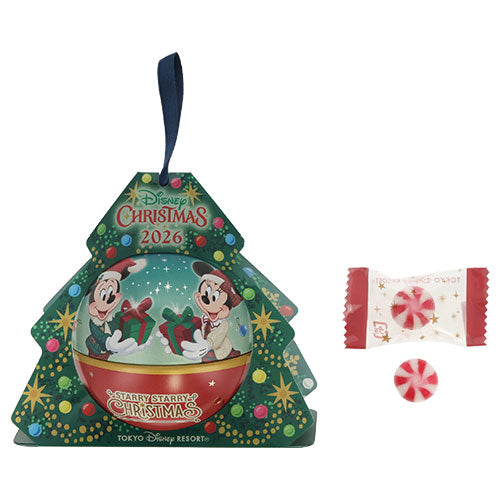 NOV 11 PREORDER - Tokyo Disney Resort - Christmas 2026 - Mickey & Minnie Mouse - Ornament Candy Tin
