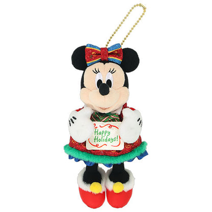 NOV 11 PREORDER - Tokyo Disney Resort - Christmas 2026 - Minnie Mouse - Parade Plush Keychain